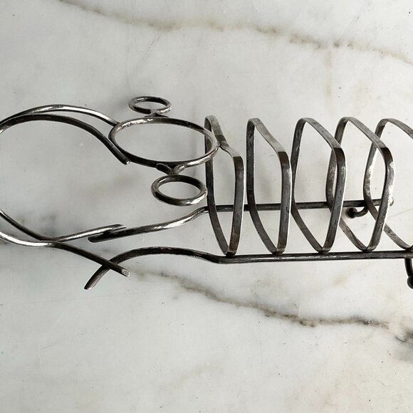 Sterling Silver Antique Toast Rack Processional Pattern Fine Arts International - Picture 4 of 12